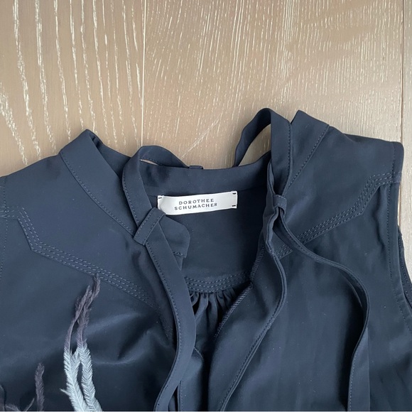 Dorothee Schumacher ELEGANT COMFORT top navy - Picture 5 of 6